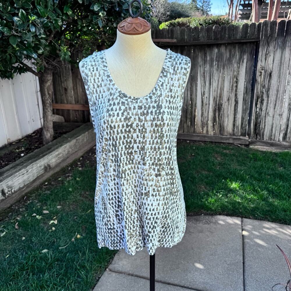Simply Vera Vera Wang Sleeveless Tank Top Blouse Women's Size Large